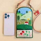 Countryside Quilted Slim Phone Crossbody Bag