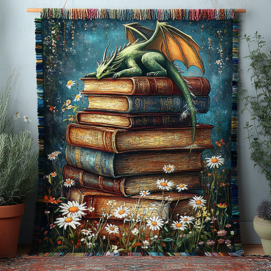 The Book Guardian Quilted Blanket