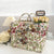 Large Capacity Floral Interior Storage Basket