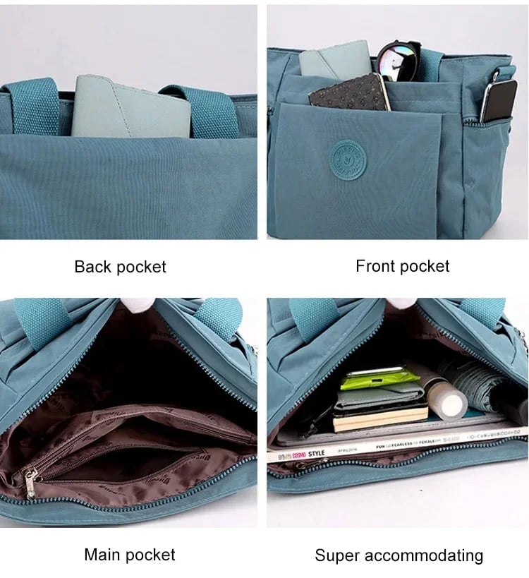 🔥Female Multicolor Large-Capacity Tote Bag