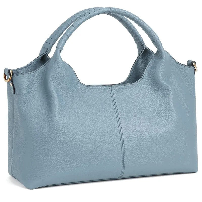 Large Capacity for Commuting Leather Shoulder Bags