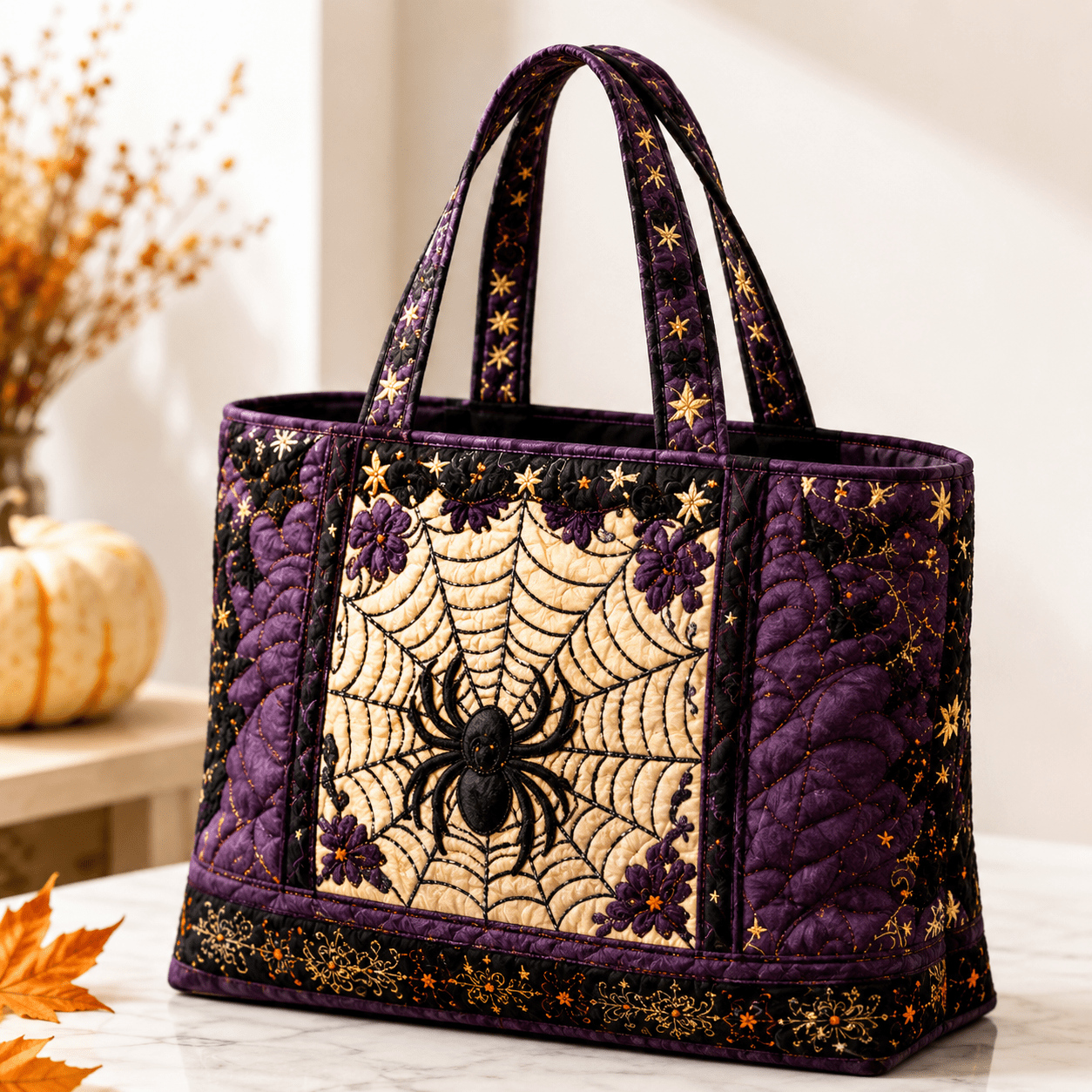 Gothic Vintage Handmade Tote Bag