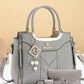 3 PCS Women's Elegant Embroidered Pattern Tote Bag