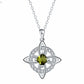 Mystical Birthstone Witches Knot Necklace – Natural Crystal🔮💞