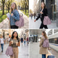 Women's Lightweight Nylon Casual Backpack