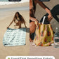 2-in-1 Seashells Towel Bag