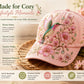Adjustable Garden Morning Hummingbird Flowers Baseball Cap