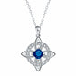 Mystical Birthstone Witches Knot Necklace – Natural Crystal🔮💞