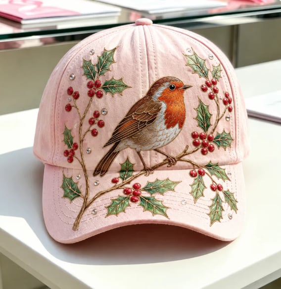 Adjustable Garden Morning Hummingbird Flowers Baseball Cap