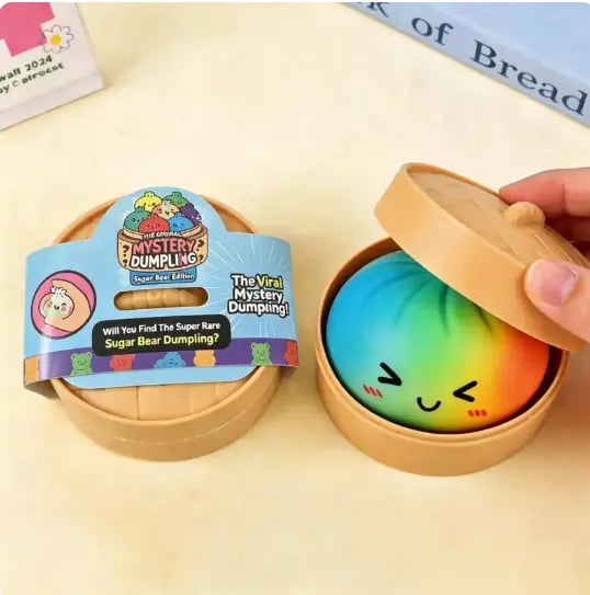 🏆8-Piece Set Mystery Squishy Box Malt Sugar Stress Relief Fidget Toys
