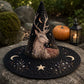 Mystical Deer Gothic Handcrafted Quilted Witch Hat