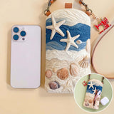 Ocean Quilted Slim Phone Crossbody Bag
