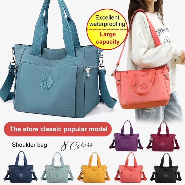 🔥Female Multicolor Large-Capacity Tote Bag