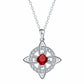 Mystical Birthstone Witches Knot Necklace – Natural Crystal🔮💞