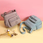 Nylon Lightweight Single Shoulder Bag with Multiple Pockets