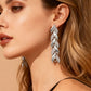 2PCS Glass Leaf Necklace Set Elegant Rhinestone Chain Necklace Bracelet For Women Fashion Luxury Jewelry Set - 6