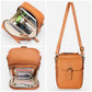 Vintage Double Layer Large Capacity Messenger Bag