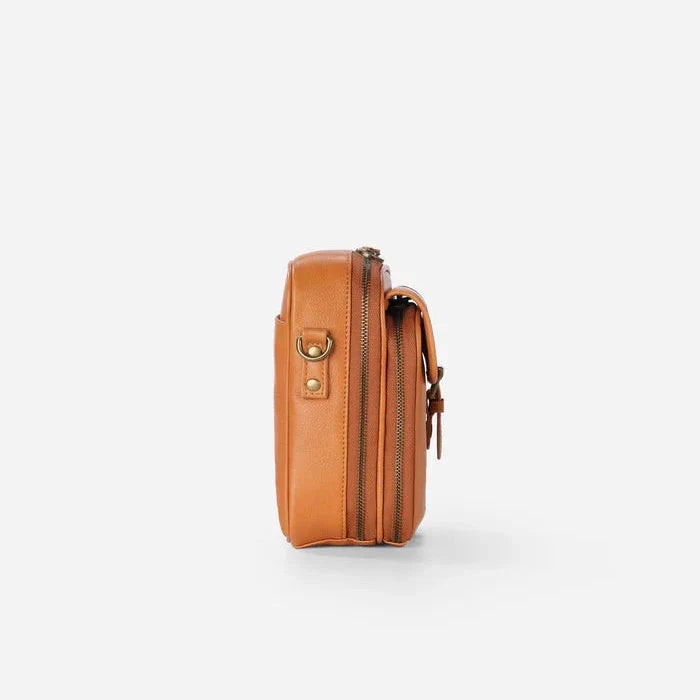 Vintage Double Layer Large Capacity Messenger Bag