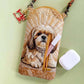 Royal Shih Tzu Jewel Quilted Slim Phone Crossbody Bag
