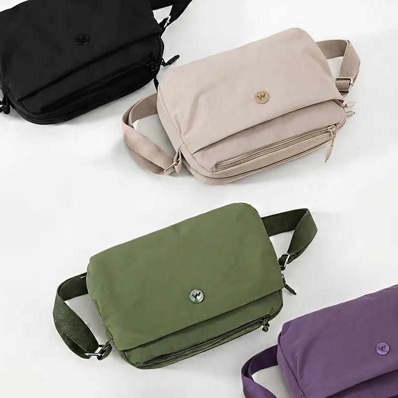 Women's Lightweight Water-Repellent Crossbody Sling Bag