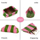 Women‘s Striped Diamond Dot Cloud Handbag