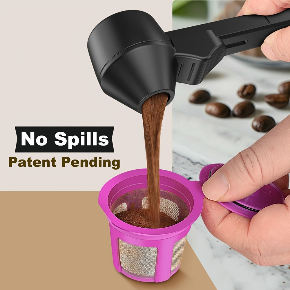 Portable 2-In-1 Funnel Coffee Measuring Scoop