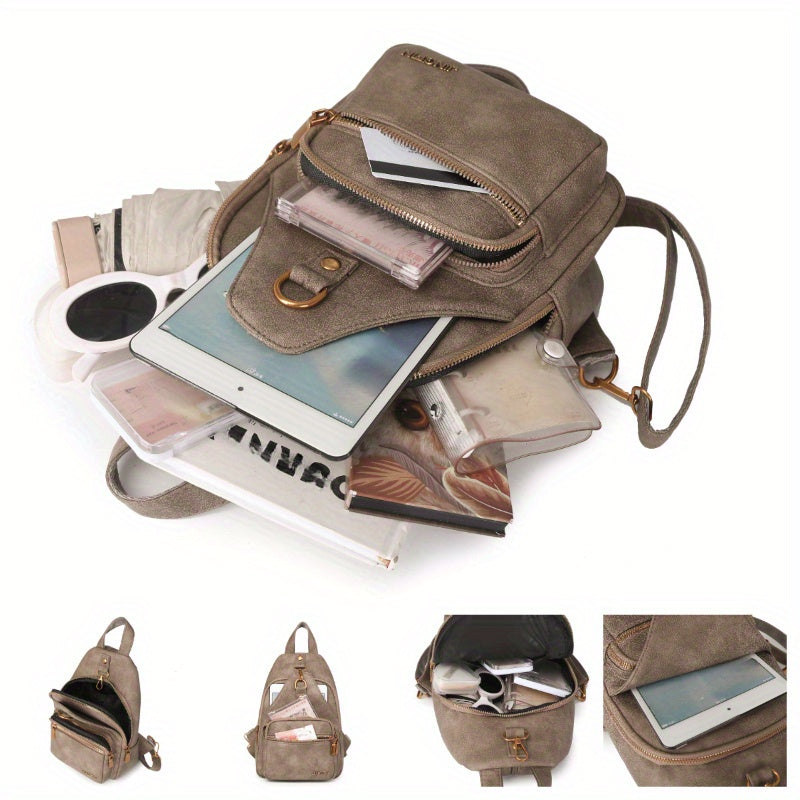 Multifunctional Convertible Sling Backpack Shoulder Bag