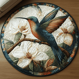 Fluttering Beauty Quilted Round Mat