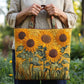 Sunflowers Handmade Tote Bag