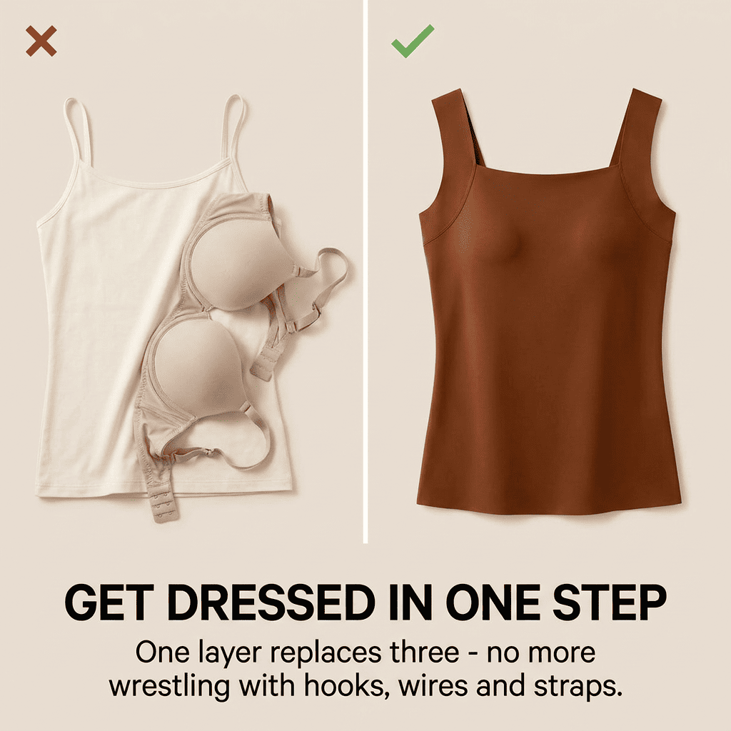 Sculpt Tank with Built-In Bra
