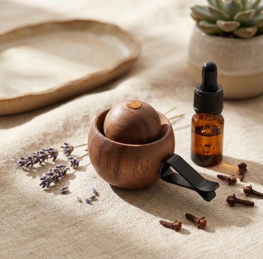 Wood Car Essential Oil Diffuser