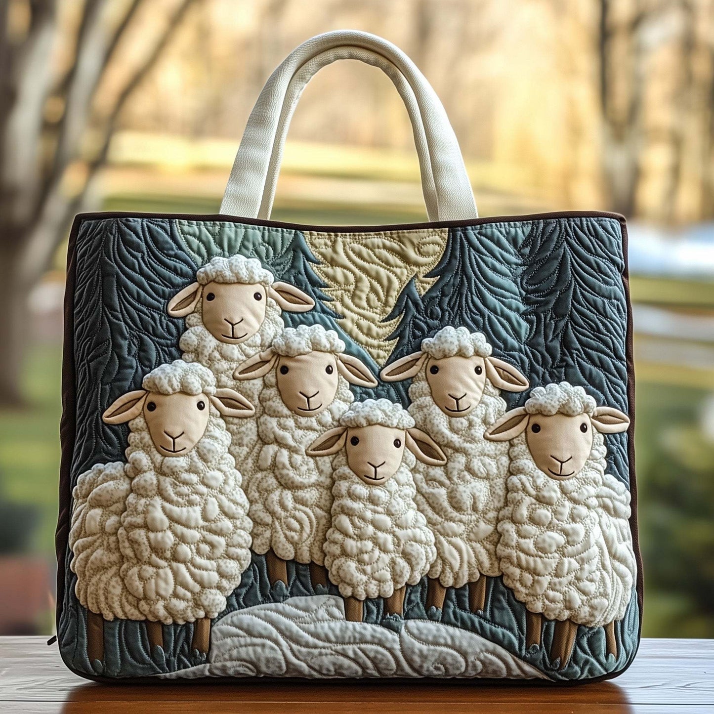 Sheep Heaven Handmade Tote Bag
