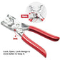 Metal Snaps Buttons with Fastener Pliers Press Tool Kit