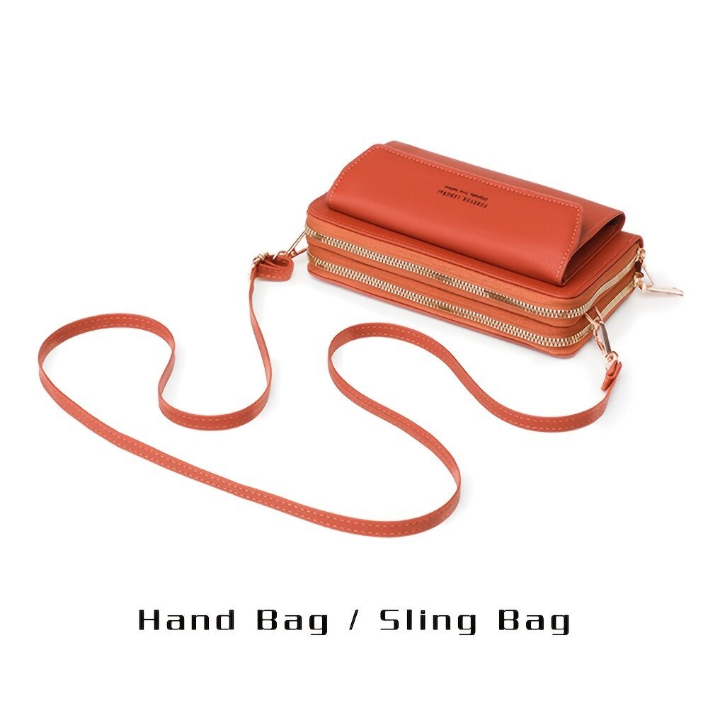 The Minimalist Multi-Compartment Crossbody Phone Wallet