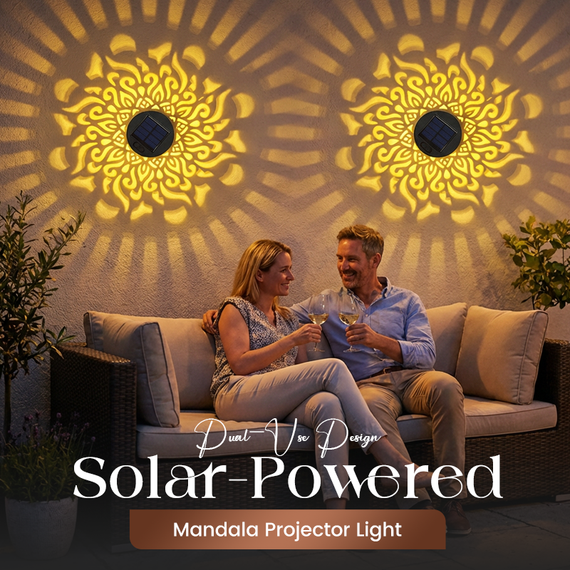 Solar Decorative Mandala Lamp For Garden & Patio