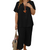 Casual Short-Sleeve Top and Wide-Leg Pants Set