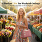 3 PCS Women's Elegant Embroidered Pattern Tote Bag