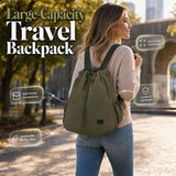 💃Women's Large Capacity Drawstring Tote Backpack